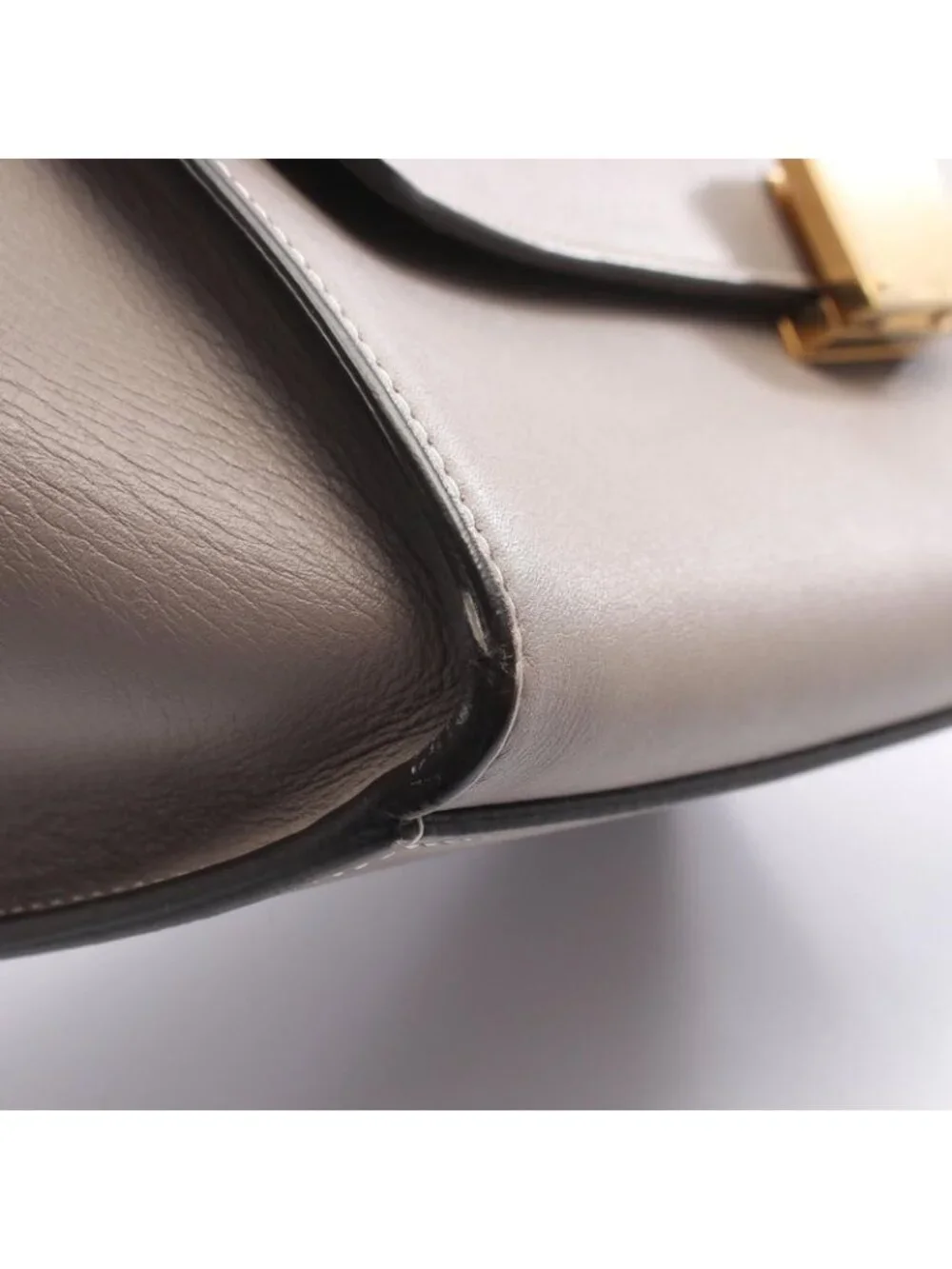 Celine Handbag Trapeze Grey Leather - Picture 6 of 15